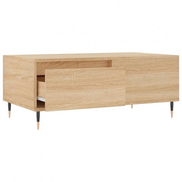 Table basse Chêne sonoma 90x50x36,5 cm Bois d'ingénierie