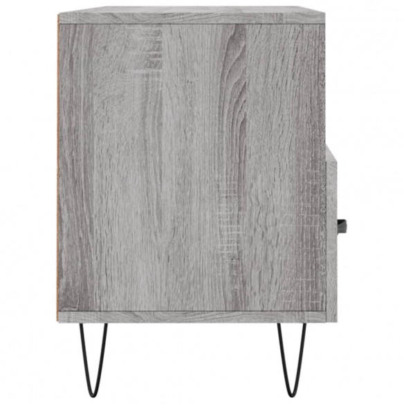 Meuble TV sonoma gris 102x36x50 cm bois d'ingénierie