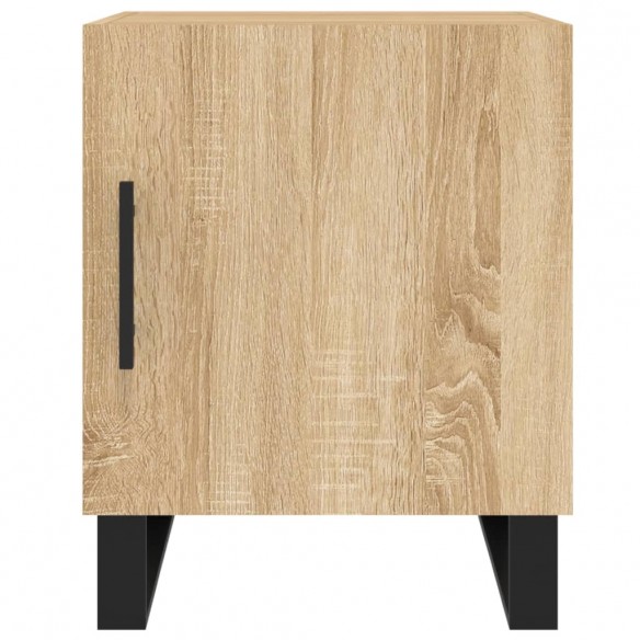 Table de chevet chêne sonoma 40x40x50 cm bois d’ingénierie