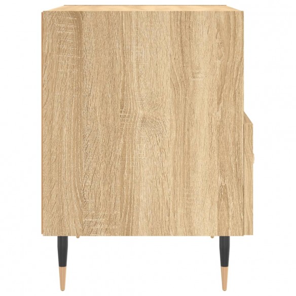 Table de chevet chêne sonoma 40x35x47,5 cm bois d’ingénierie