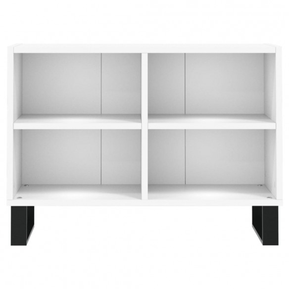 Meuble TV blanc 69,5 x 30 x 50 cm bois d'ingénierie