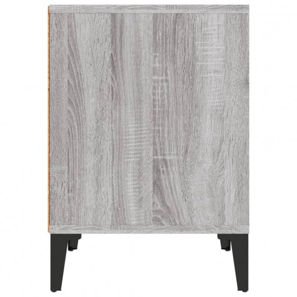 Table de chevet Sonoma gris 40x35x50 cm