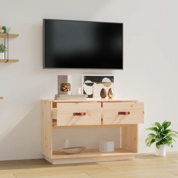 Meuble TV 90x40x60 cm Bois de pin massif