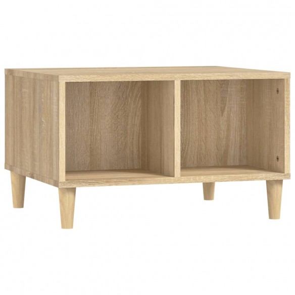 Table basse Chêne sonoma 60x50x36,5 cm Bois d'ingénierie