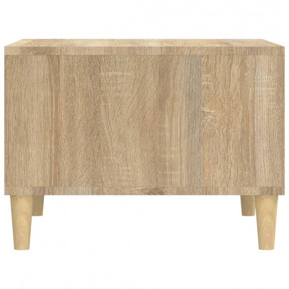 Table basse Chêne sonoma 60x50x36,5 cm Bois d'ingénierie