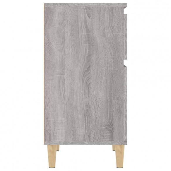 Tables de chevet 2 pcs sonoma gris 40x35x70 cm