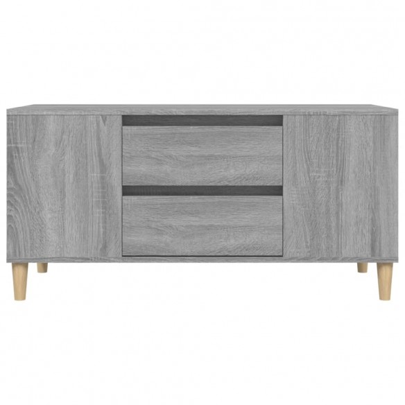 Meuble TV Sonoma gris 102x44,5x50 cm Bois d'ingénierie