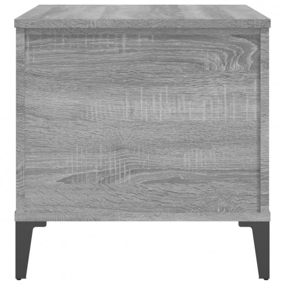 Table basse Sonoma gris 60x44,5x45 cm Bois d'ingénierie