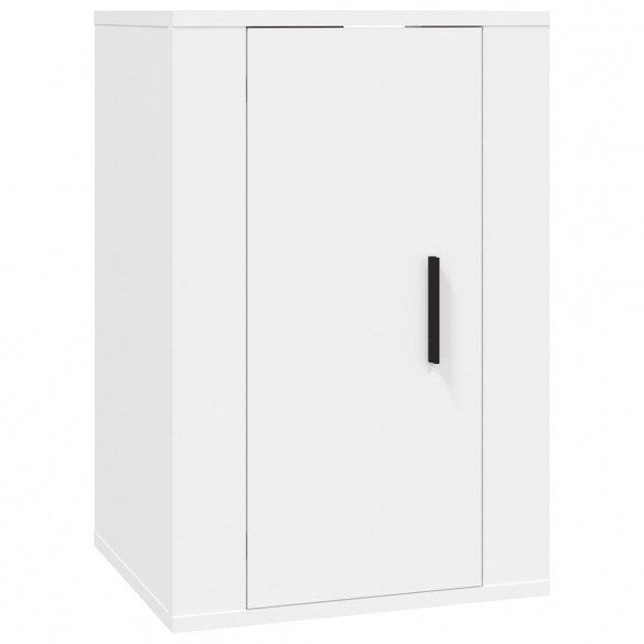 Meubles TV muraux 2 pcs Blanc 40x34,5x60 cm