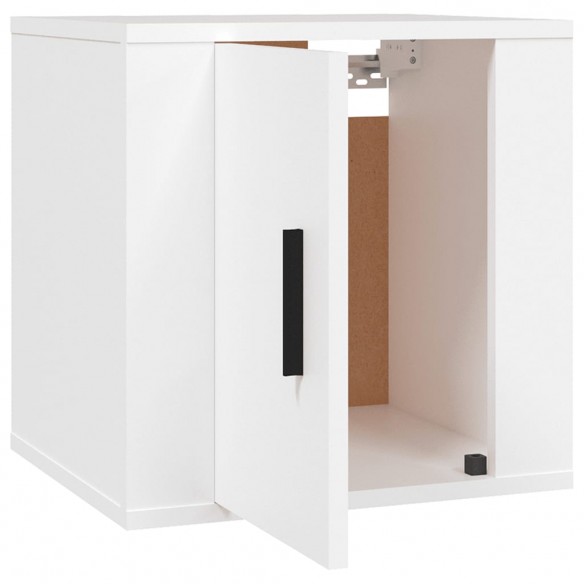 Meubles TV muraux 2 pcs Blanc 40x34,5x40 cm