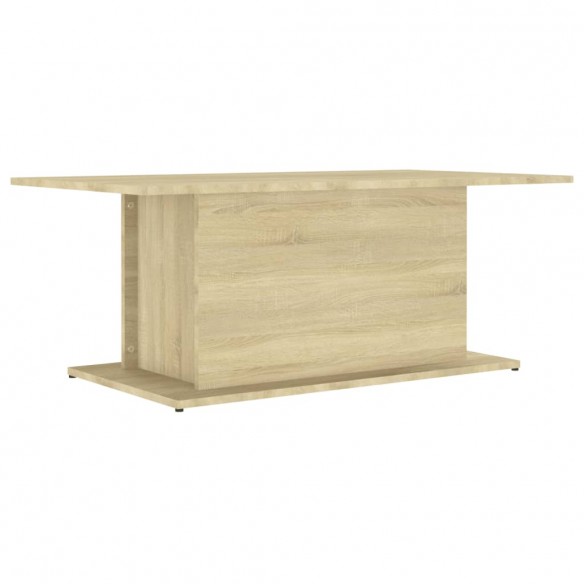 Table basse Chêne sonoma 102x55,5x40 cm Aggloméré