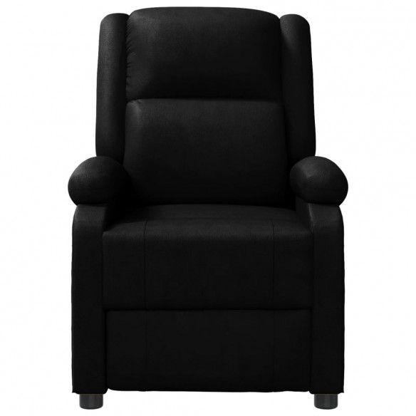 Fauteuil inclinable Noir Similicuir