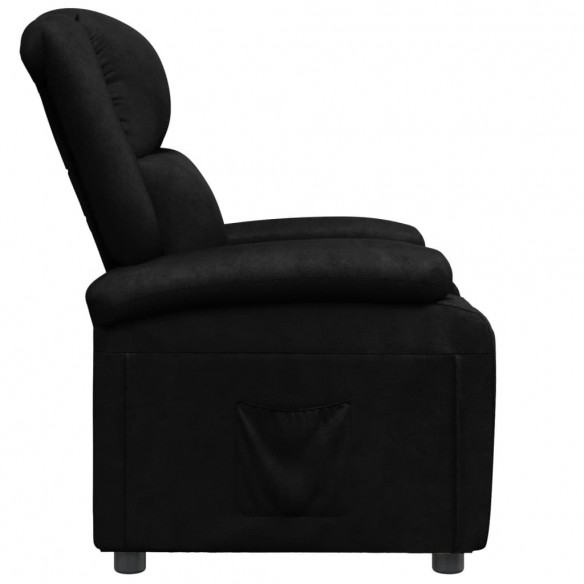 Fauteuil inclinable Noir Similicuir