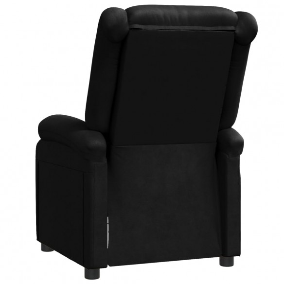 Fauteuil inclinable Noir Similicuir