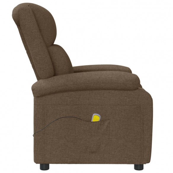 Fauteuil de massage Marron Tissu