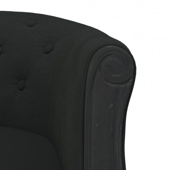 Chaise à manger Noir Velours