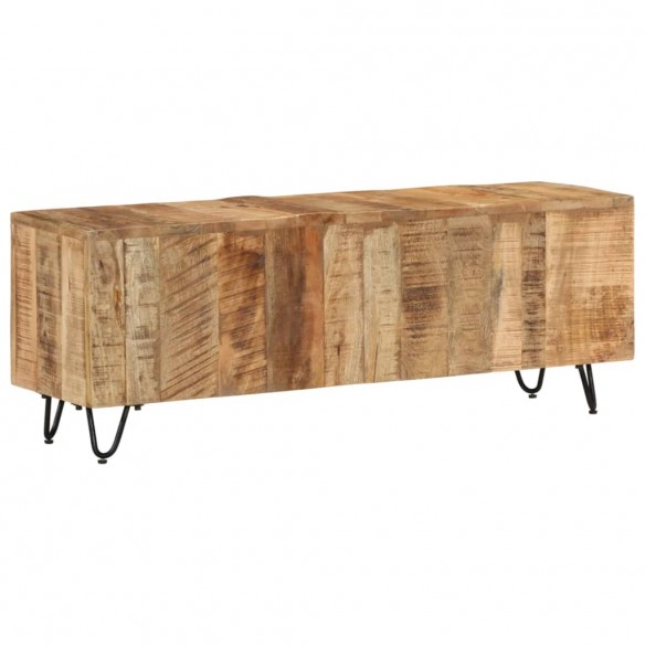 Meuble TV 110x30x40 cm Bois massif de manguier