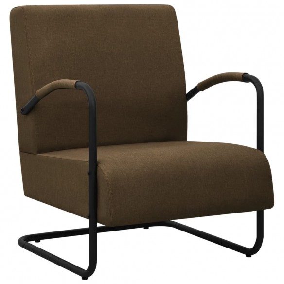 Fauteuil Marron foncé Tissu