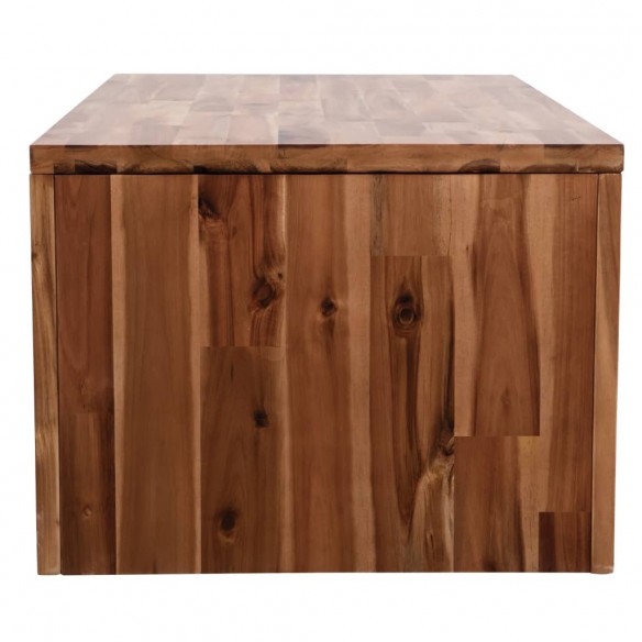 Table basse Bois d'acacia massif 90 x 50 x 37,5 cm