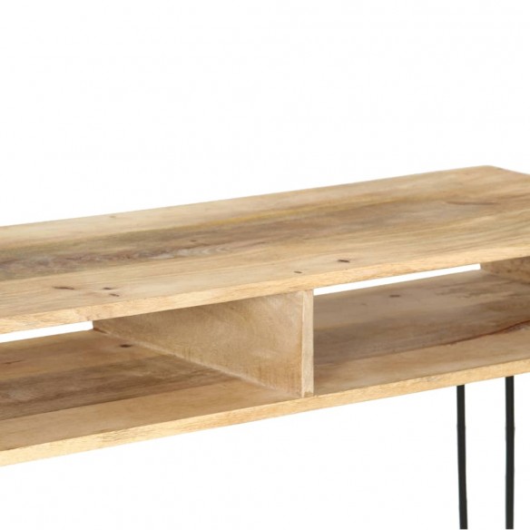 Table console Bois de manguier massif 115 x 35 x 76 cm