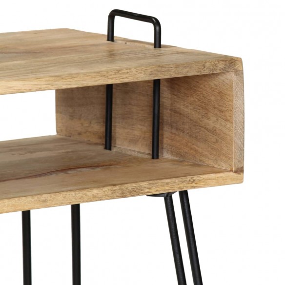 Table console Bois de manguier massif 115 x 35 x 76 cm