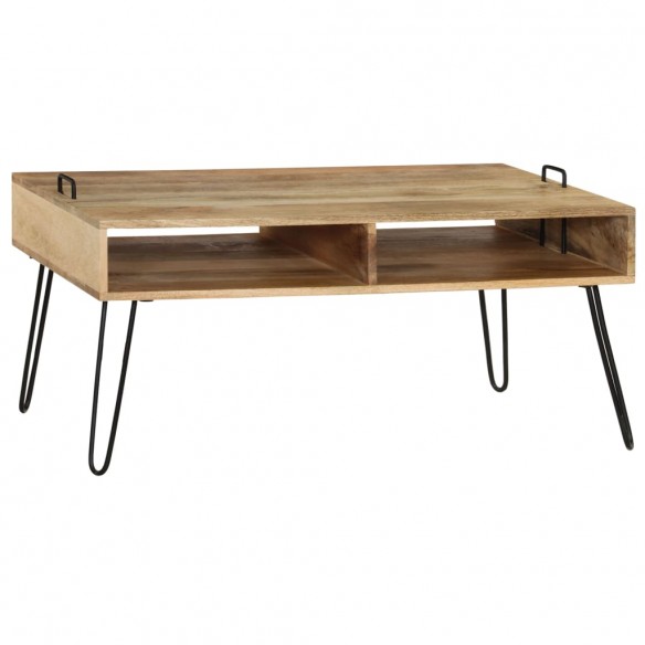 Table basse Bois de manguier massif 100 x 60 x 45 cm