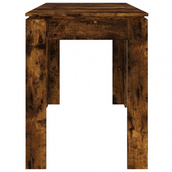 Table à dîner chêne fumé 120x60x76 cm bois d'ingénierie