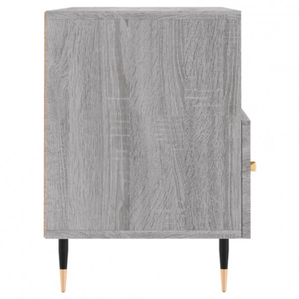 Meuble TV Sonoma gris 80x36x50 cm Bois d'ingénierie