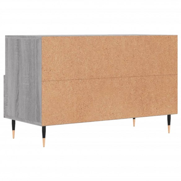 Meuble TV Sonoma gris 80x36x50 cm Bois d'ingénierie