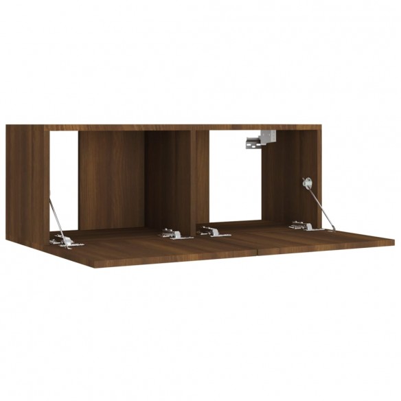 Ensemble de meubles TV 5 pcs Chêne marron Bois d'ingénierie