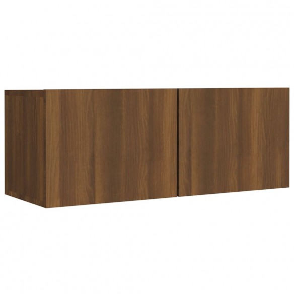 Ensemble de meubles TV 4 pcs Chêne marron Bois d'ingénierie