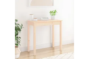Table console 80x40x75 cm Bois massif de pin