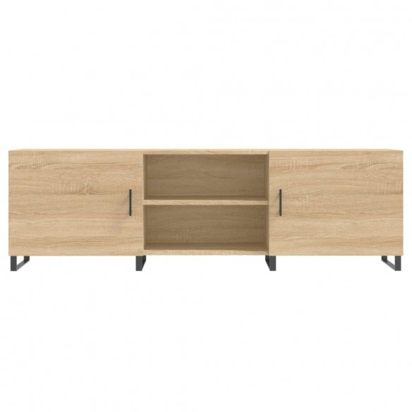 Meuble TV chêne sonoma 150x30x50 cm bois d'ingénierie