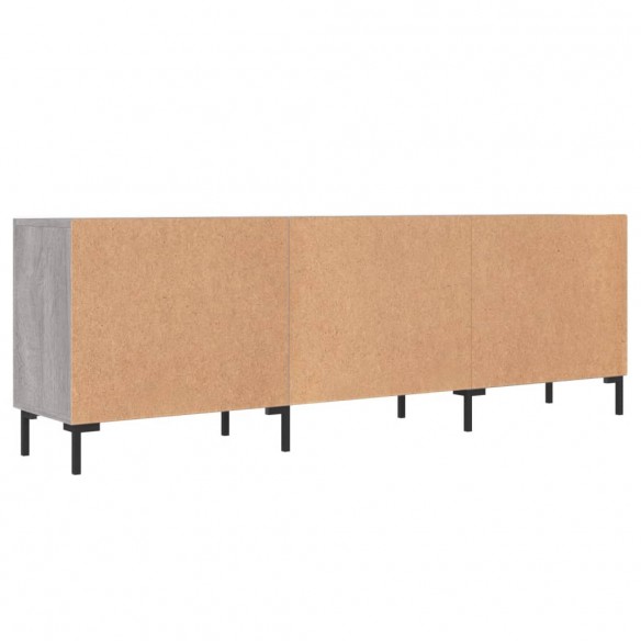 Meuble TV sonoma gris 150x30x50 cm bois d'ingénierie