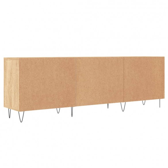 Meuble TV chêne sonoma 150x30x50 cm bois d'ingénierie