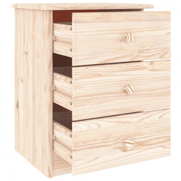 Table de chevet ALTA 41x35x55 cm bois de pin massif