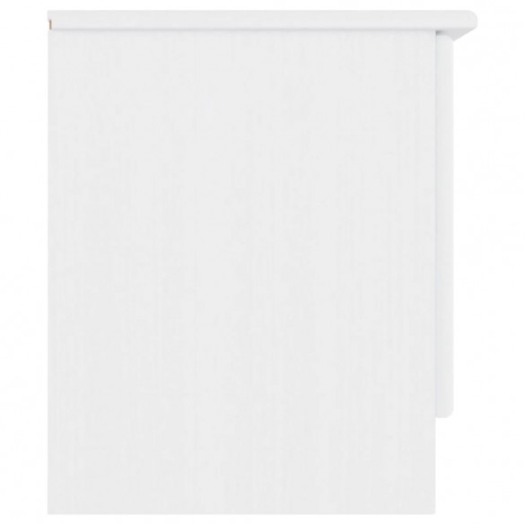 Meuble TV ALTA blanc 112x35x41 cm bois massif de pin