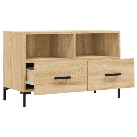 Meuble TV Chêne sonoma 80x36x50 cm Bois d'ingénierie