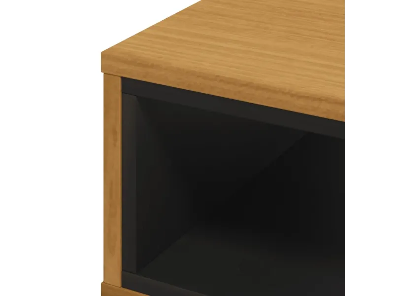 Table basse FLAM 100x50x32,5 cm bois de pin massif