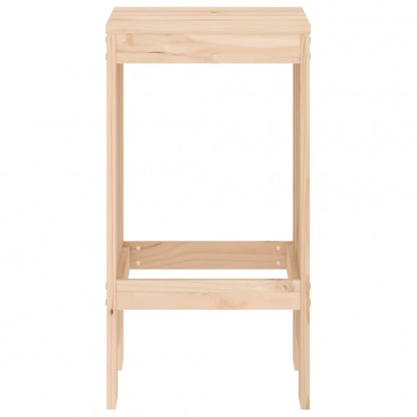 Tabourets de bar 2 pcs 40x36x75 cm bois massif de pin