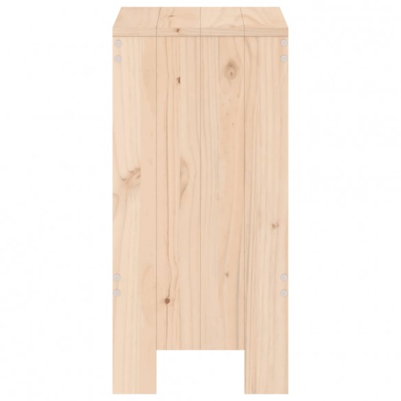 Tabourets de bar 2 pcs 40x36x75 cm bois massif de pin