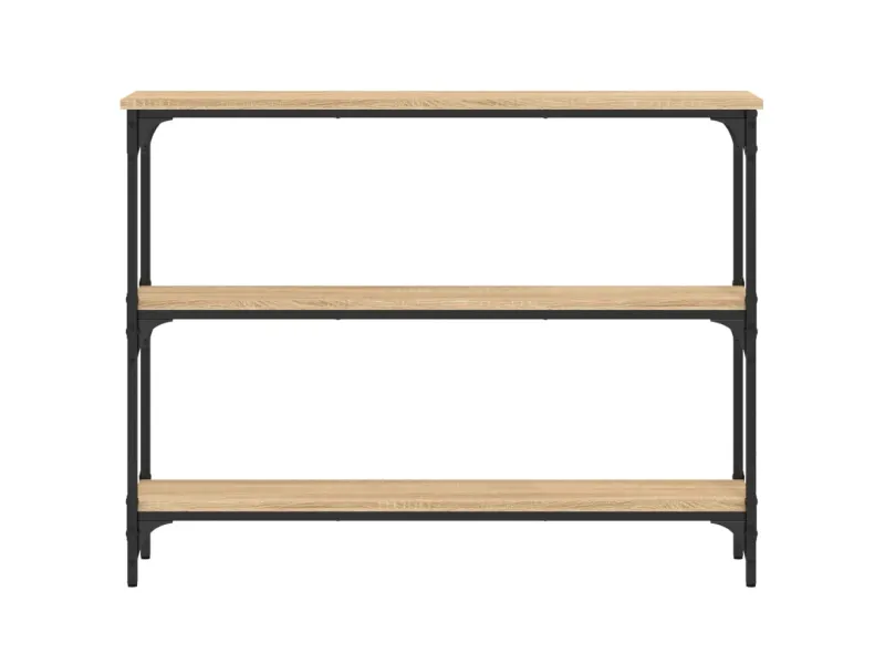 Table console chêne sonoma 100x22,5x75 cm bois d'ingénierie