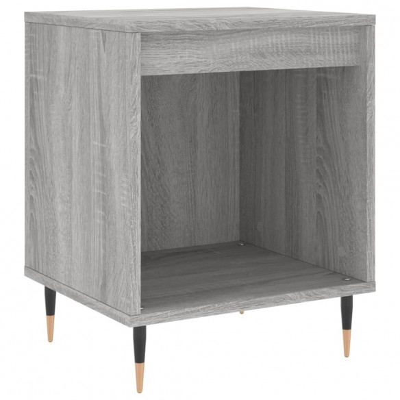 Table de chevet sonoma gris 40x35x50 cm bois d’ingénierie