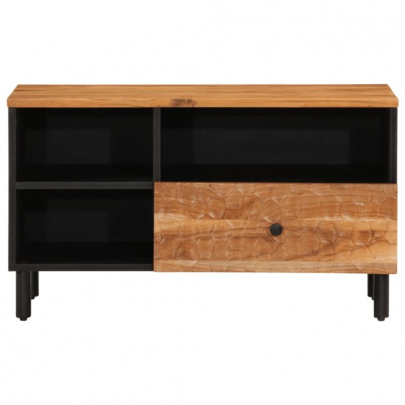 Meuble TV 80x33x46 cm bois d'acacia massif