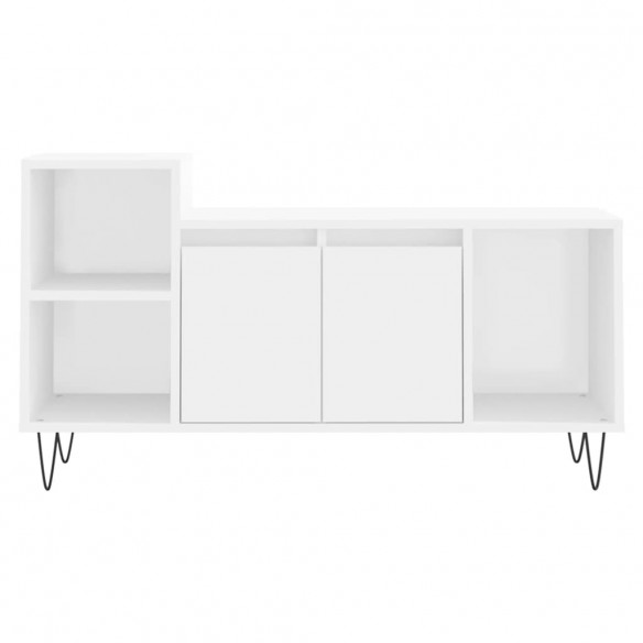 Meuble TV Blanc 100x35x55 cm Bois d'ingénierie