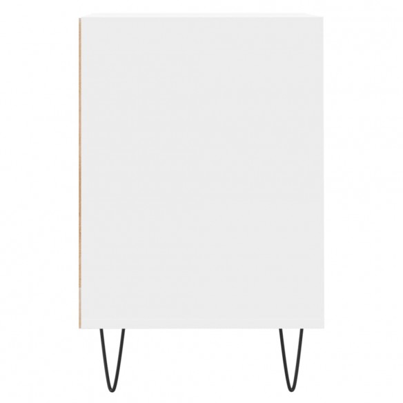 Meuble TV Blanc 100x35x55 cm Bois d'ingénierie