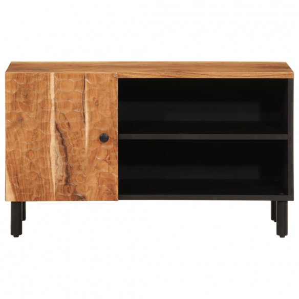 Meuble TV 80x33x46 cm bois d'acacia massif