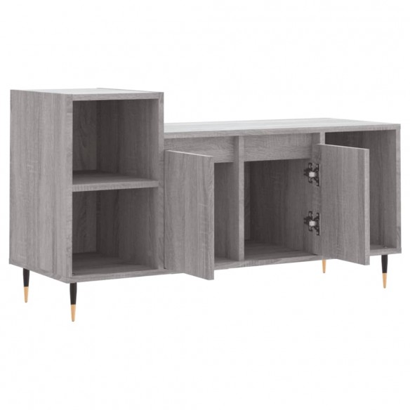 Meuble TV Sonoma gris 100x35x55 cm Bois d'ingénierie