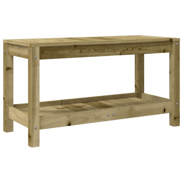 Banc de jardin 82,5x35x45 cm bois de pin imprégné