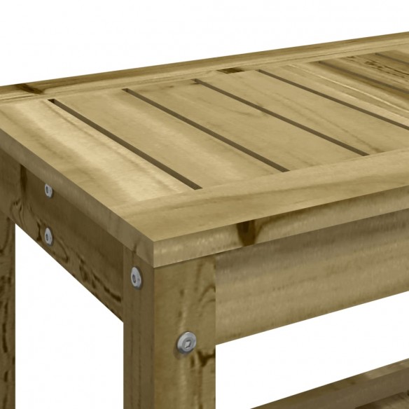 Banc de jardin 82,5x35x45 cm bois de pin imprégné